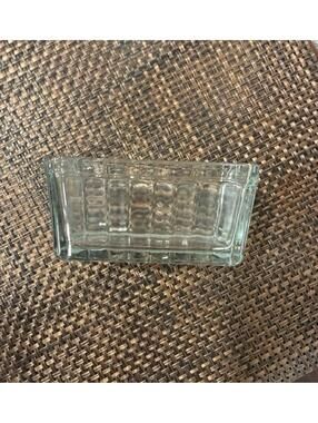 Glass sugar anchor hocking packet holder